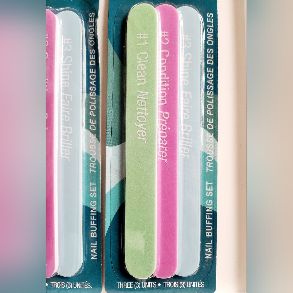 NWT DIAMOND NAIL BUFFING SET OF 3!